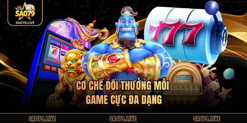 Slot Sao79 - Trải Nghiệm Game Slot Trực Tuyến Đỉnh Cao Cơ chế đổi thưởng mỗi game cực đa dạng