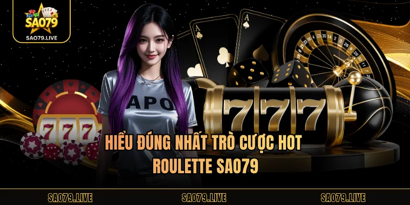 Roulette Sao79 – Trò Chơi May Mắn Trong Từng Vòng Cược Hiểu đúng nhất trò cược hot roulette Sao79