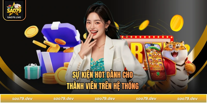 SAO79 Sự kiện hot dành cho thành viên trên hệ thống